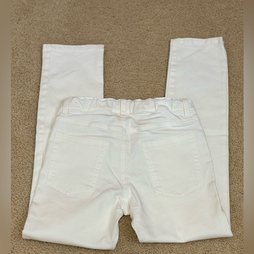 NWT Jack Denim by Janie and Jack White Slim Jeans Girls Sz 10 - Picture 10 of 14